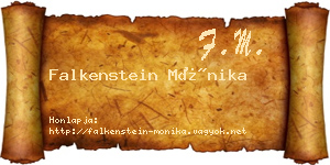 Falkenstein Mónika névjegykártya